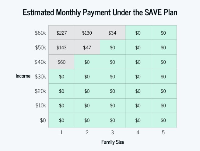 Student Loan Repayment Plan: estimated monthly payment