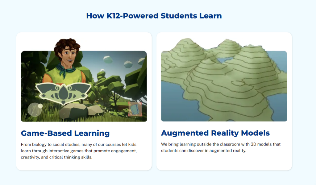 K12 Total Review: learning modules