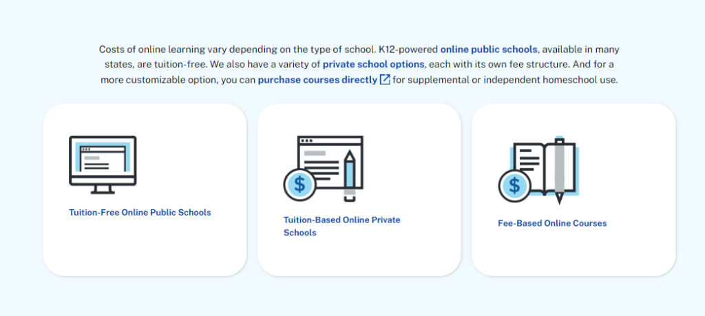 K12 Total Review: K12 tuition free schools