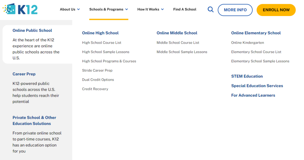 K12 Total Review: K12 curriculums