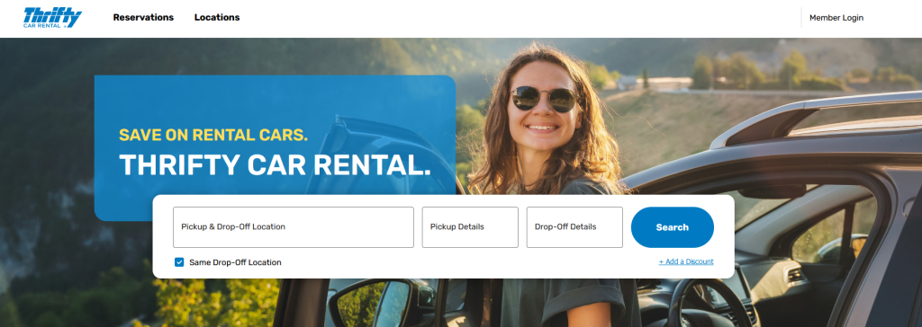 top car rental companies: Thrifty Car Rental