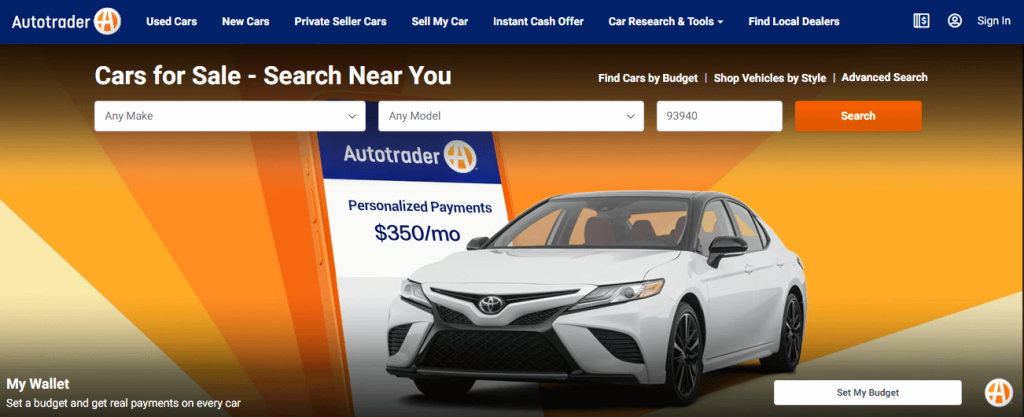 Buy Used Cars Online: Autotrader
