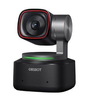 OBSBOT Tiny 2 Webcam 4K Voice Control PTZ, AI Tracking Web Camera